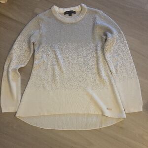 Cream and Silver  Sweater